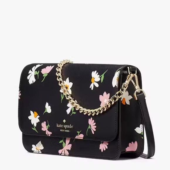 Kate Spade Madison Floral Waltz Flap Convertible Crossbody
Black Multi
NWT - Picture 3 of 16